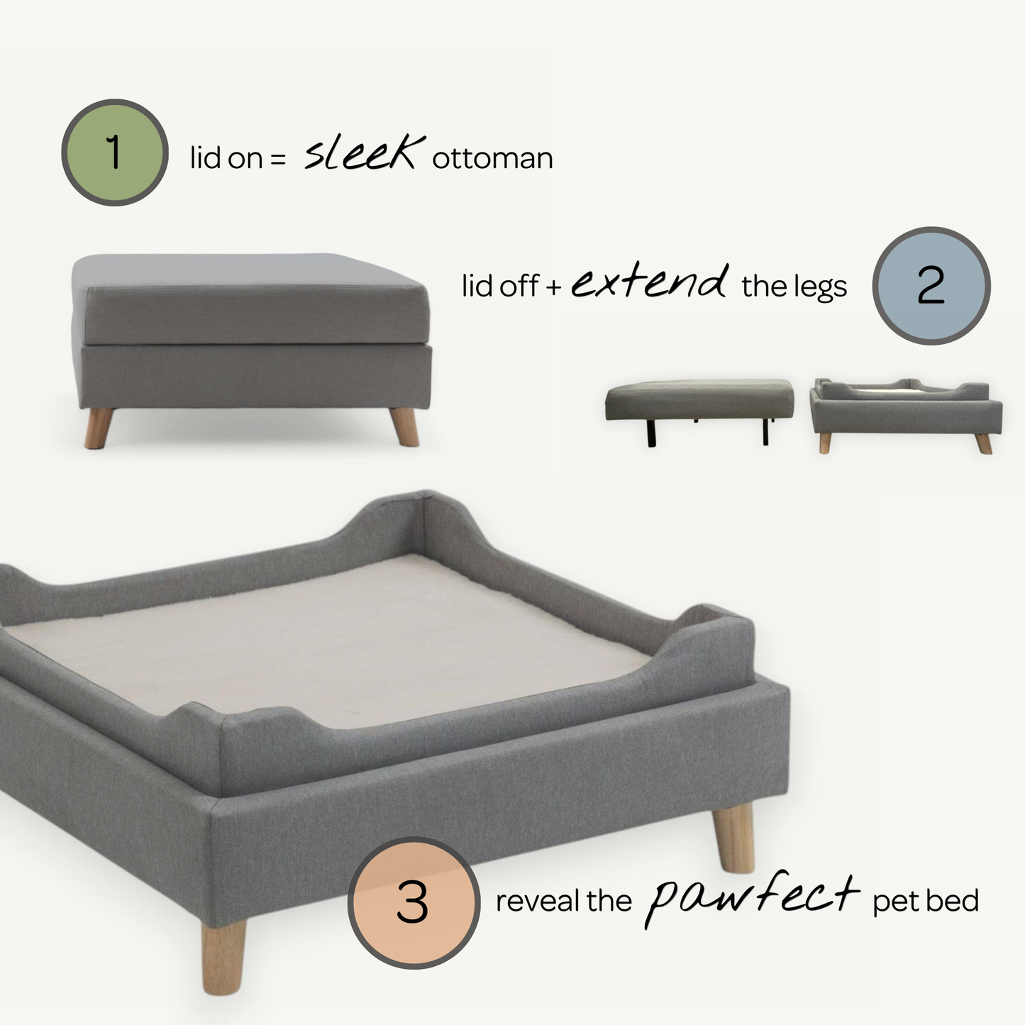 otto pet ottoman - 4C&D Home Furnishings