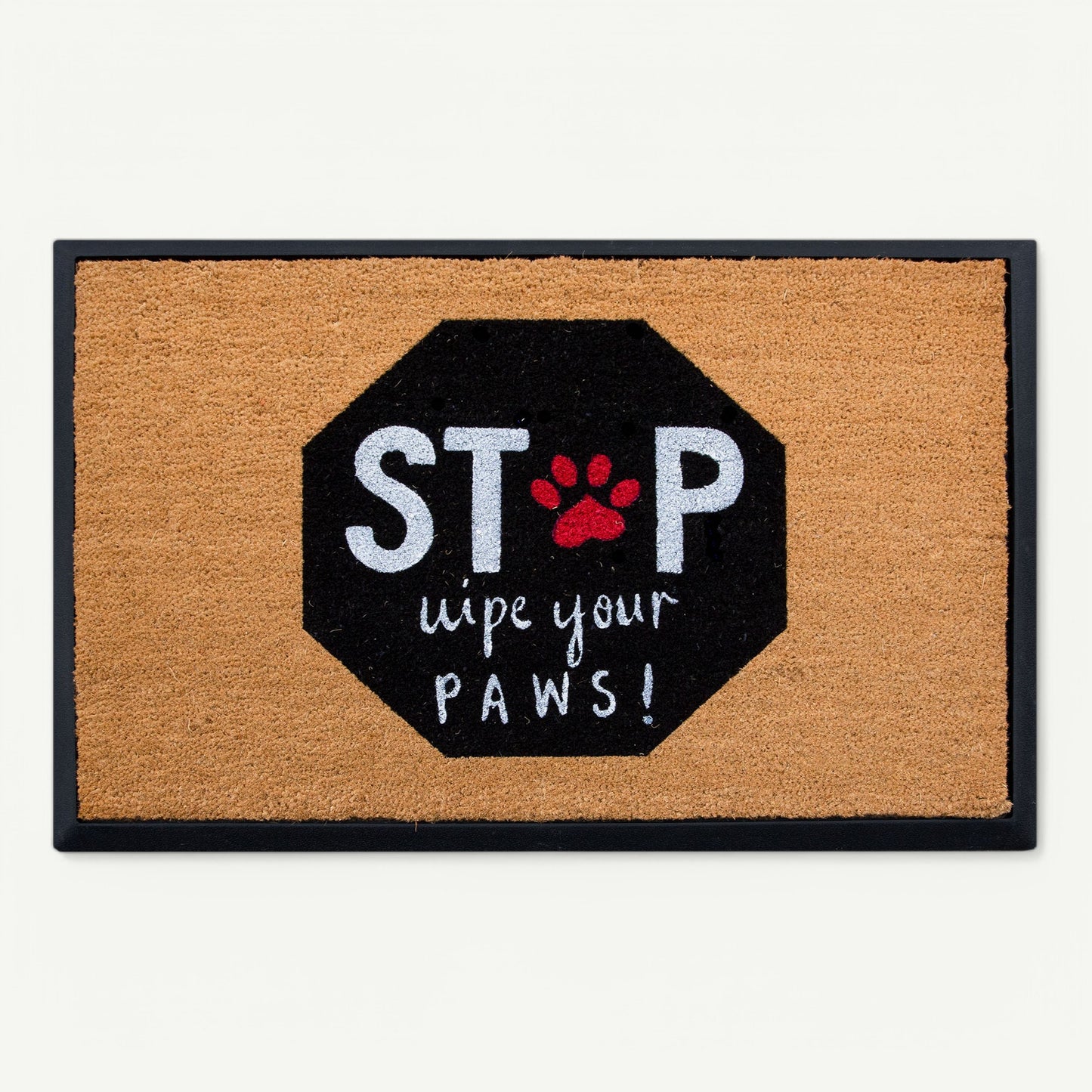 wipe your paws! convertible entrance doormat - 4 Cats & Dogs Home Furnishings Inc