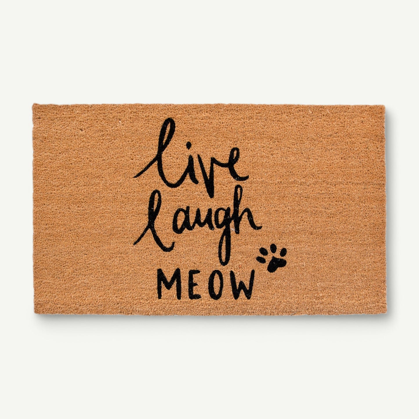 live laugh meow convertible entrance doormat - 4 Cats & Dogs Home Furnishings Inc