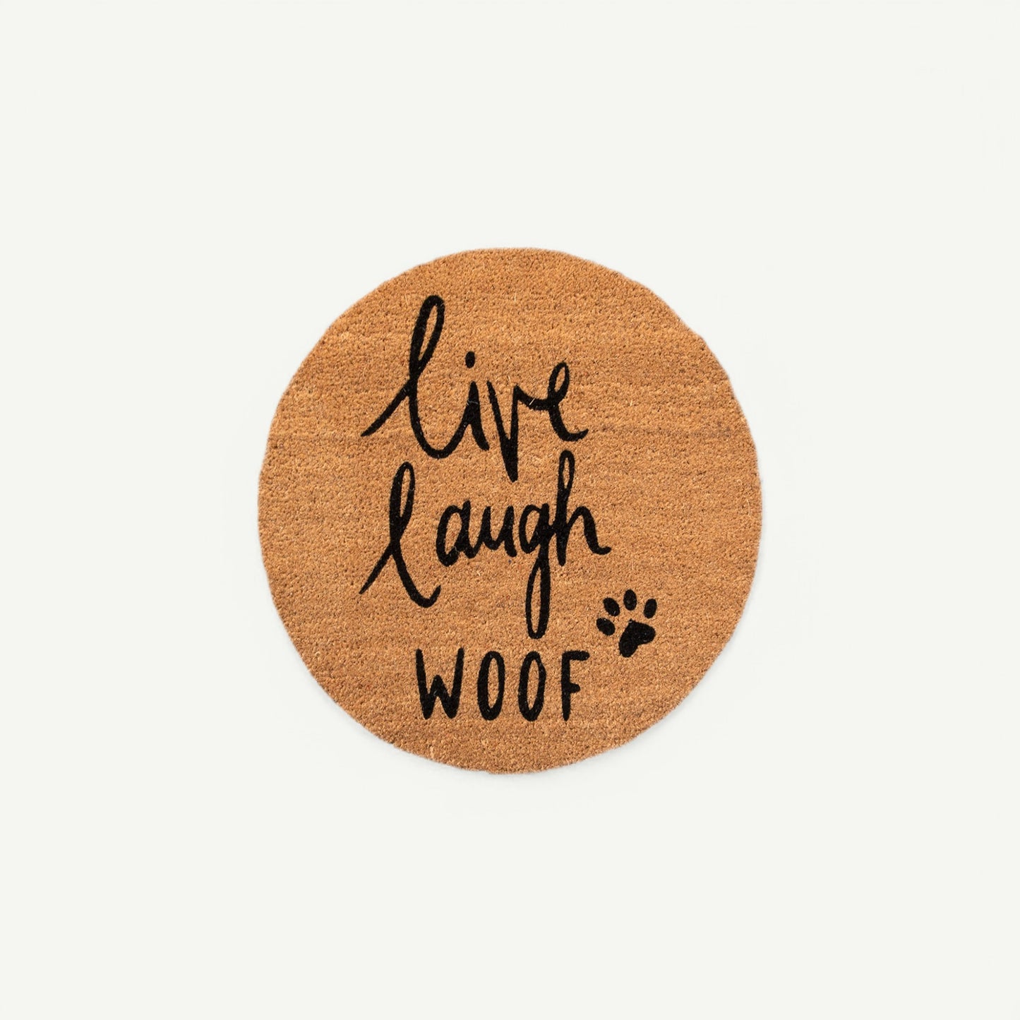 live laugh woof convertible entrance doormat - 4 Cats & Dogs Home Furnishings Inc