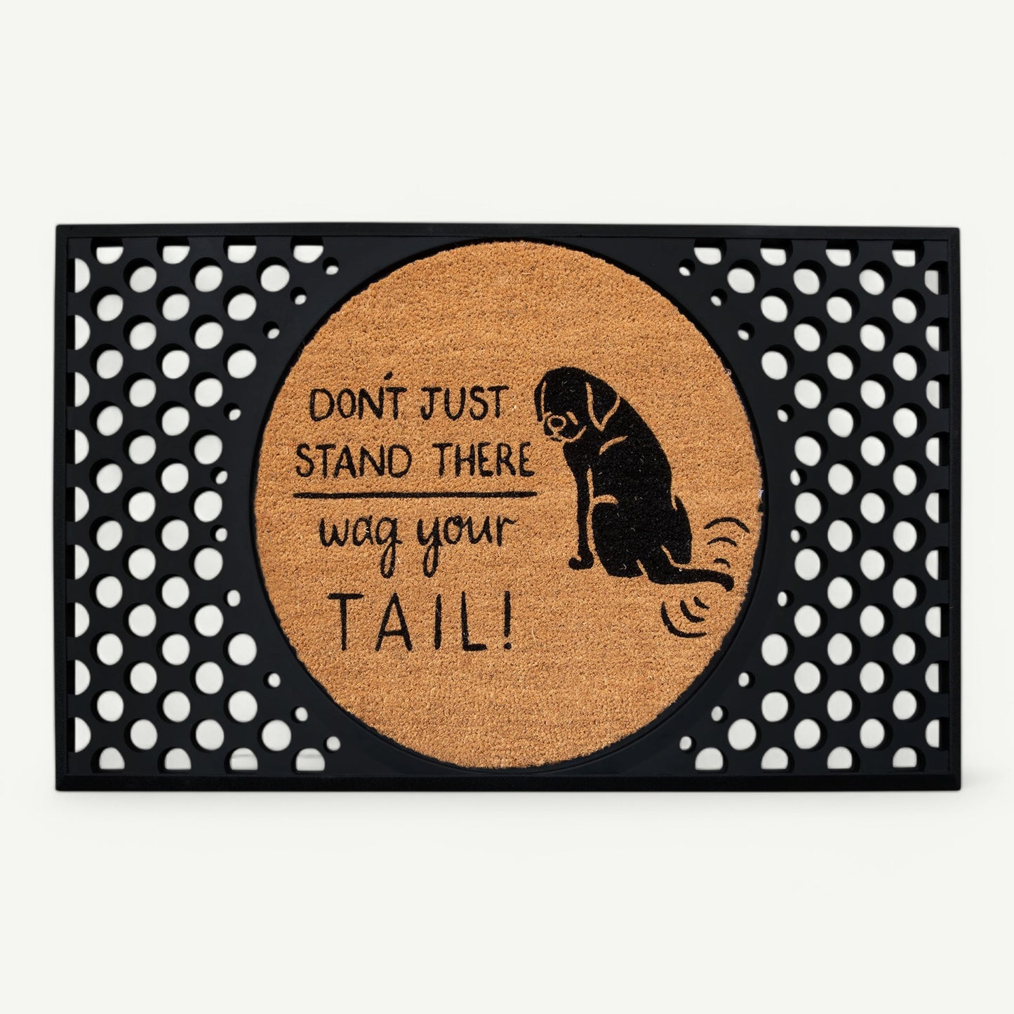 wag your tail! convertible entrance doormat - 4 Cats & Dogs Home Furnishings Inc