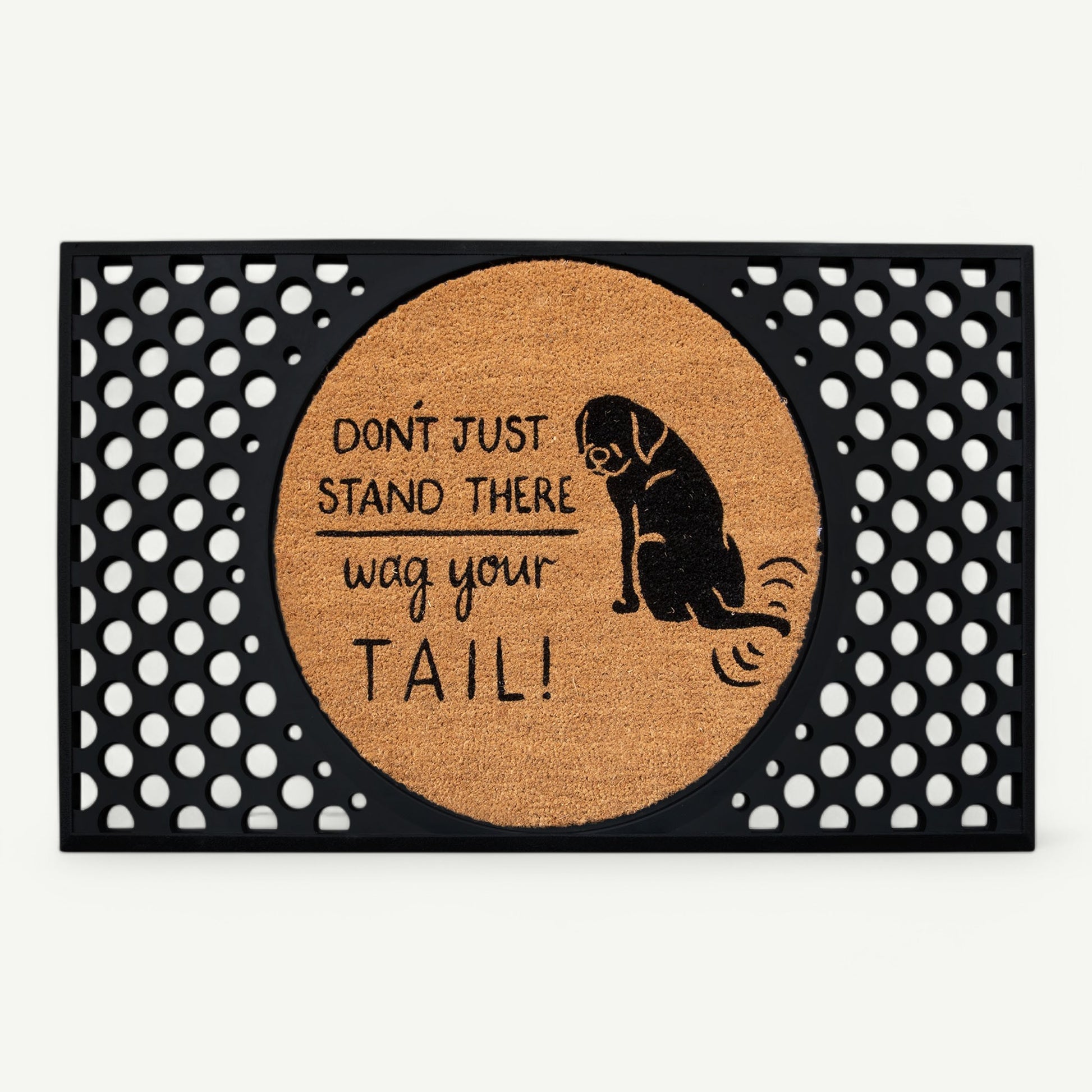 wag your tail! convertible entrance doormat - 4 Cats & Dogs Home Furnishings Inc