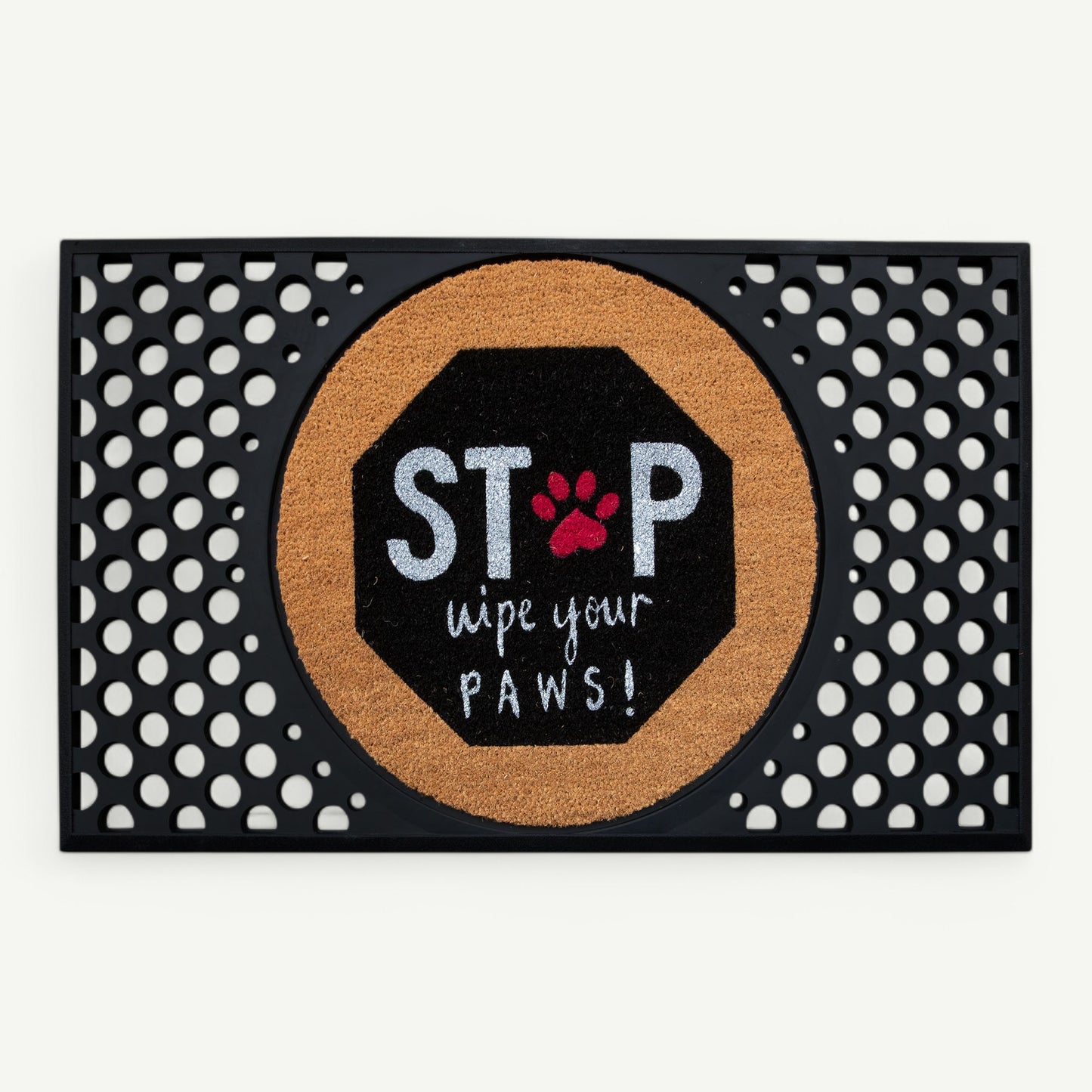 wipe your paws! convertible entrance doormat - 4 Cats & Dogs Home Furnishings Inc