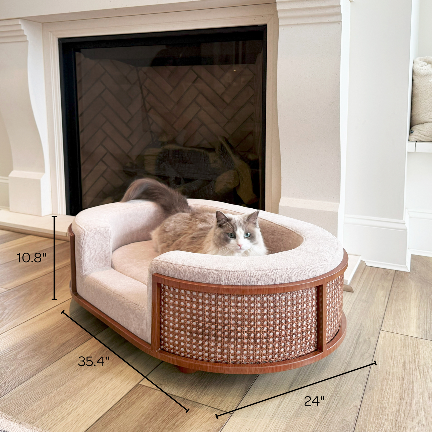 gracie rattan bed