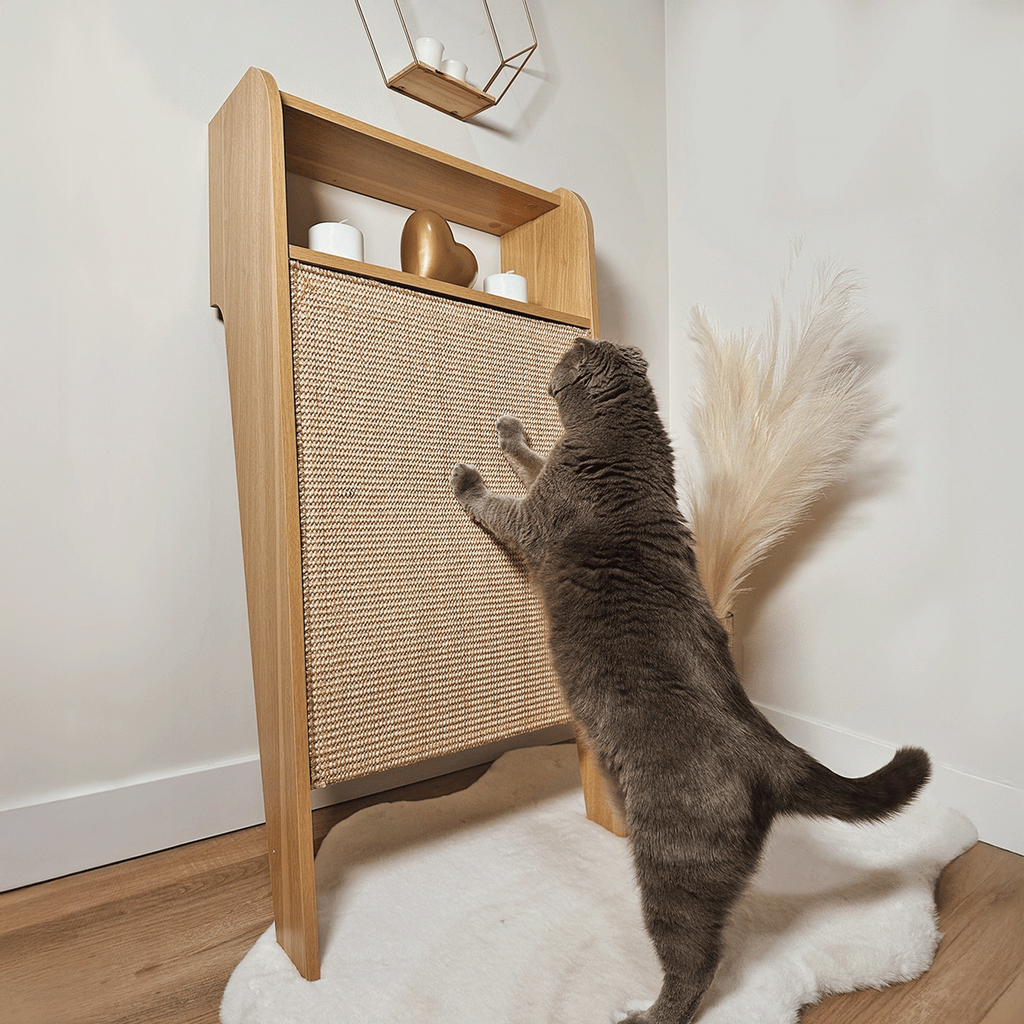wesley wall cat scratcher - 4C&D Home Furnishings