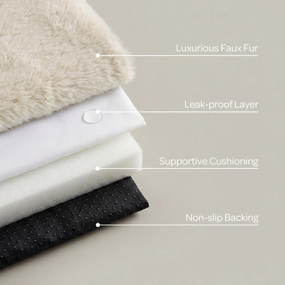 hide shape leakproof dog bed - 4C&D Home Furnishings