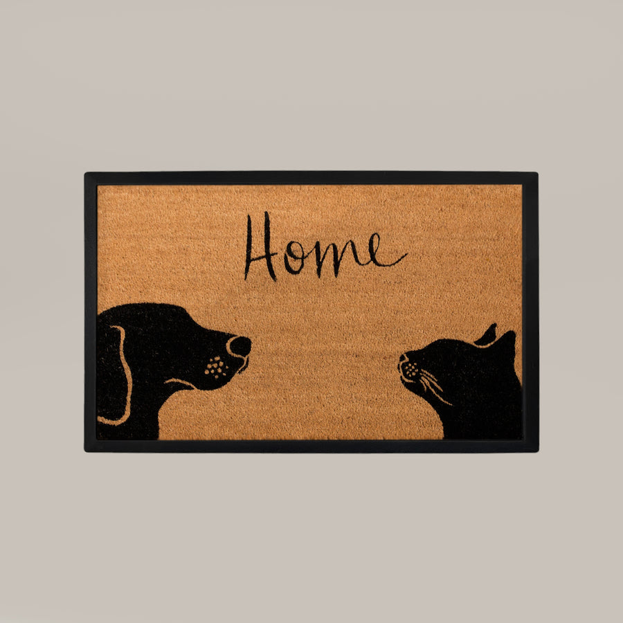 two pets+home rectangular doormat set - 4C&D Home Furnishings