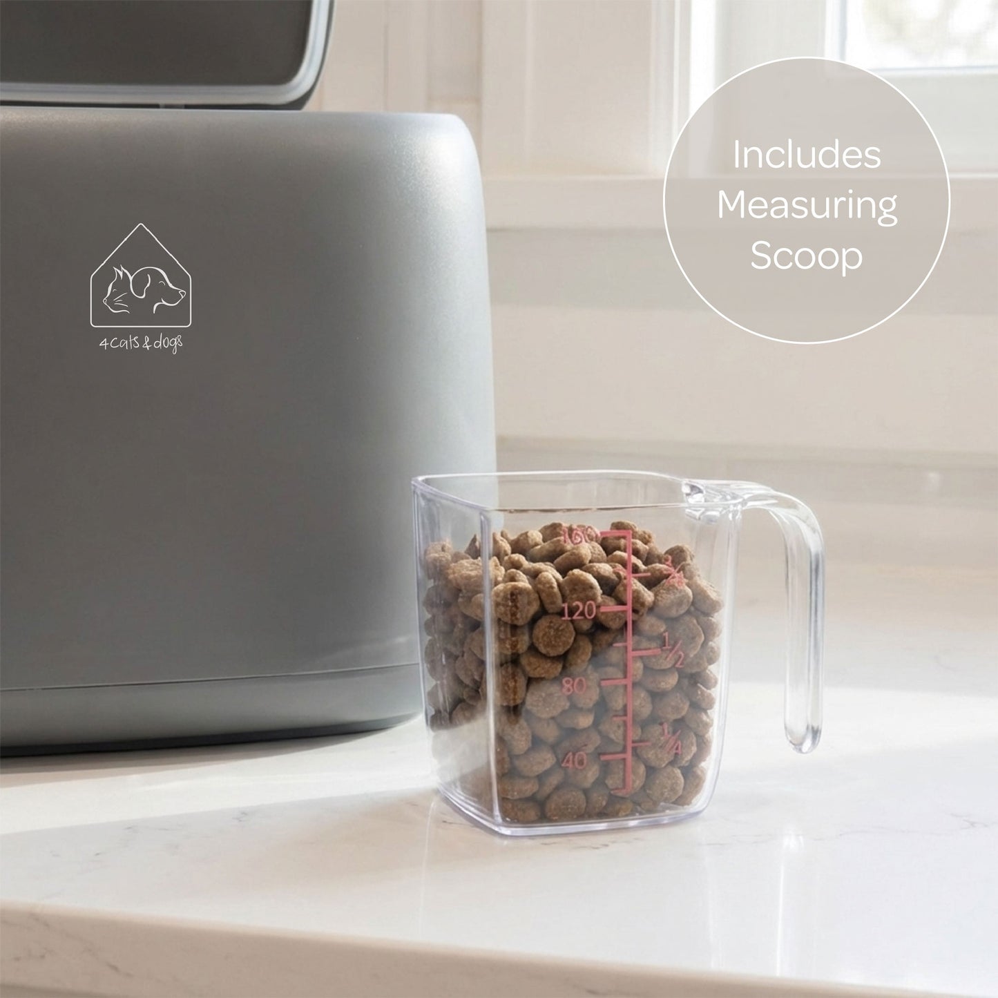 kibble food container - 4C&D Home Furnishings