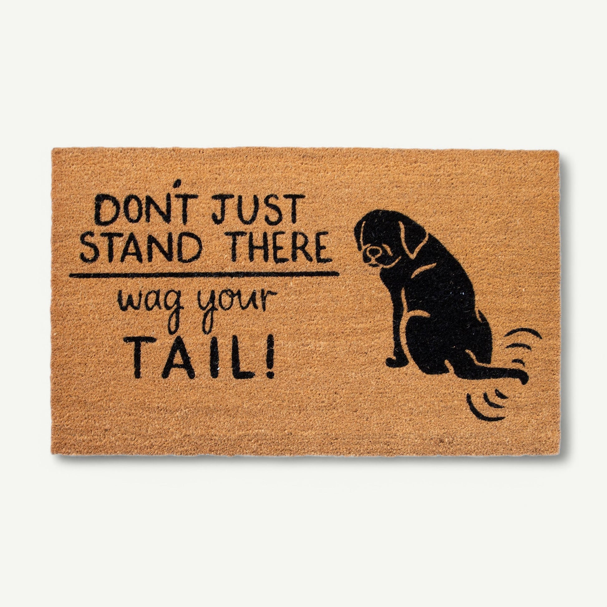wag your tail! convertible entrance doormat - 4 Cats & Dogs Home Furnishings Inc