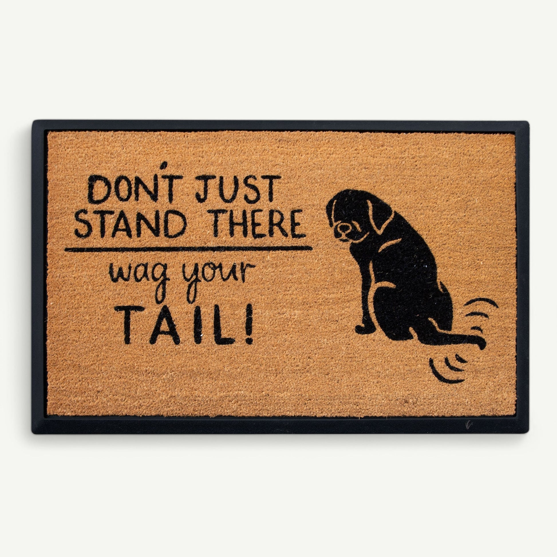 wag your tail! convertible entrance doormat - 4 Cats & Dogs Home Furnishings Inc