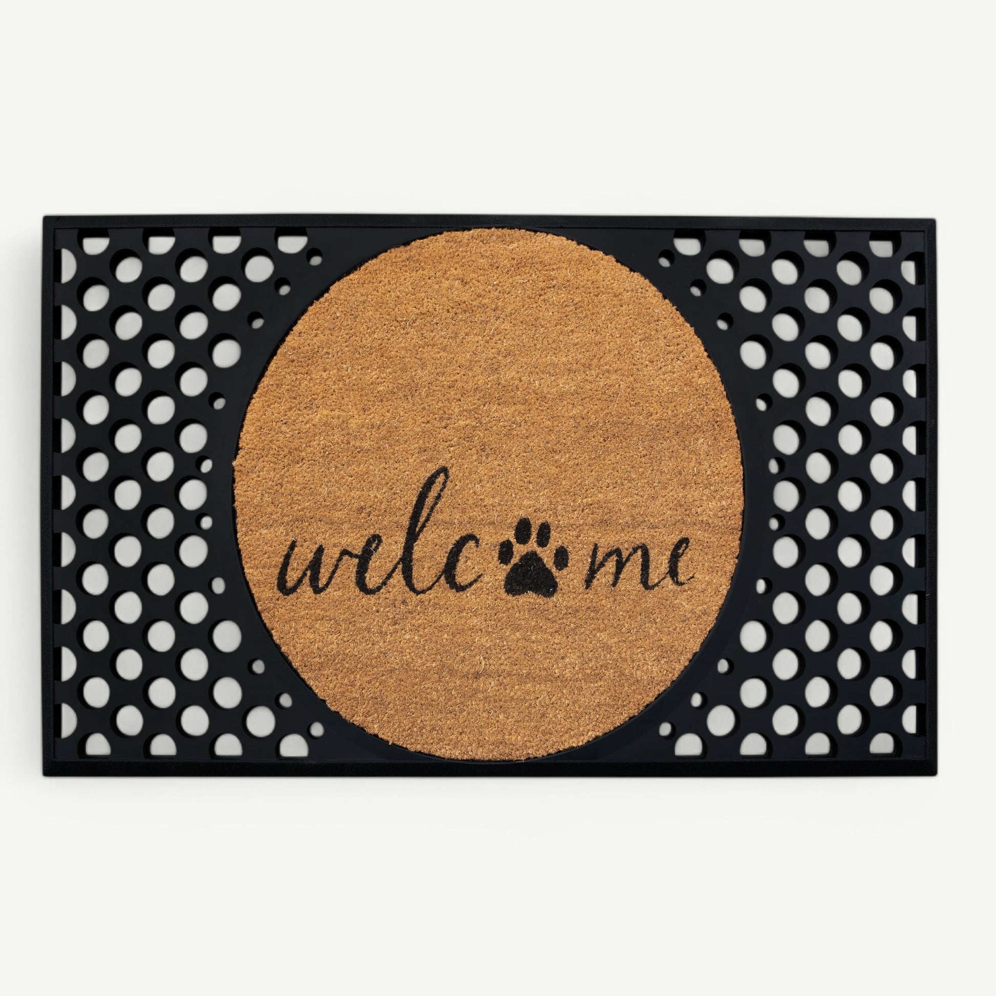 welcome + paw convertible entrance doormat - 4 Cats & Dogs Home Furnishings Inc