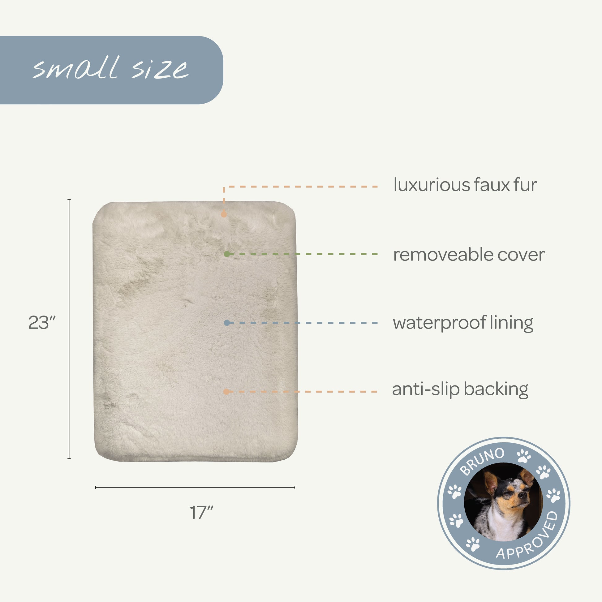 Pixie Pad Leakproof Dog Bed - 4C&D Home Furnishings