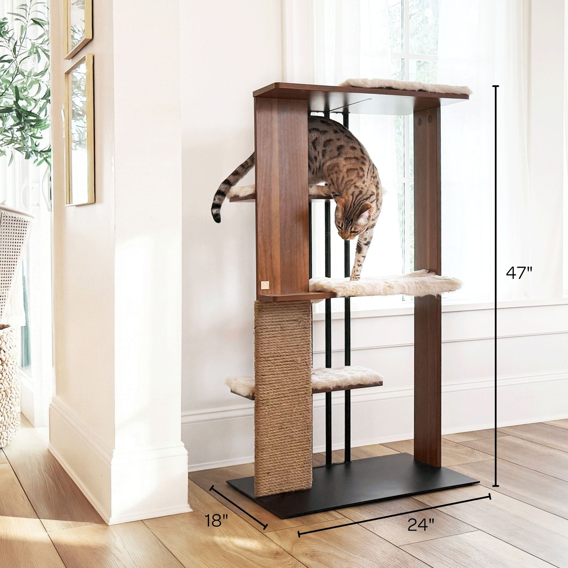 cali cat tree - 4C&D Home Furnishings