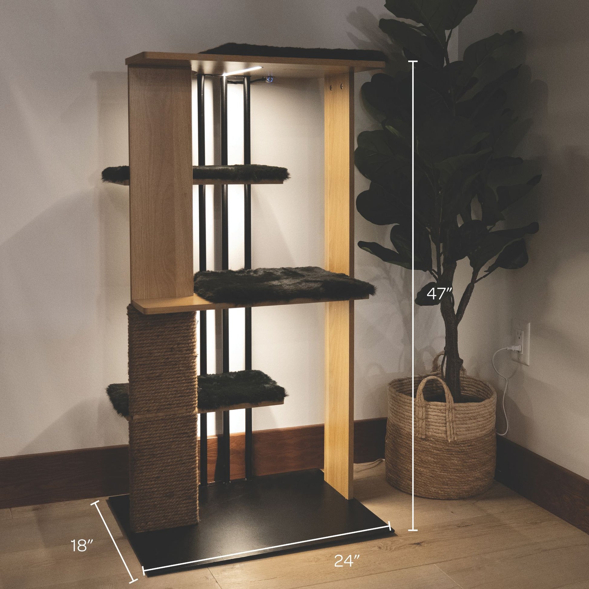 cali cat tree - 4C&D Home Furnishings