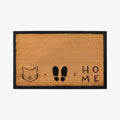 cat + feet = home convertible entrance doormat