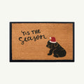 christmas + dog convertible entrance doormat