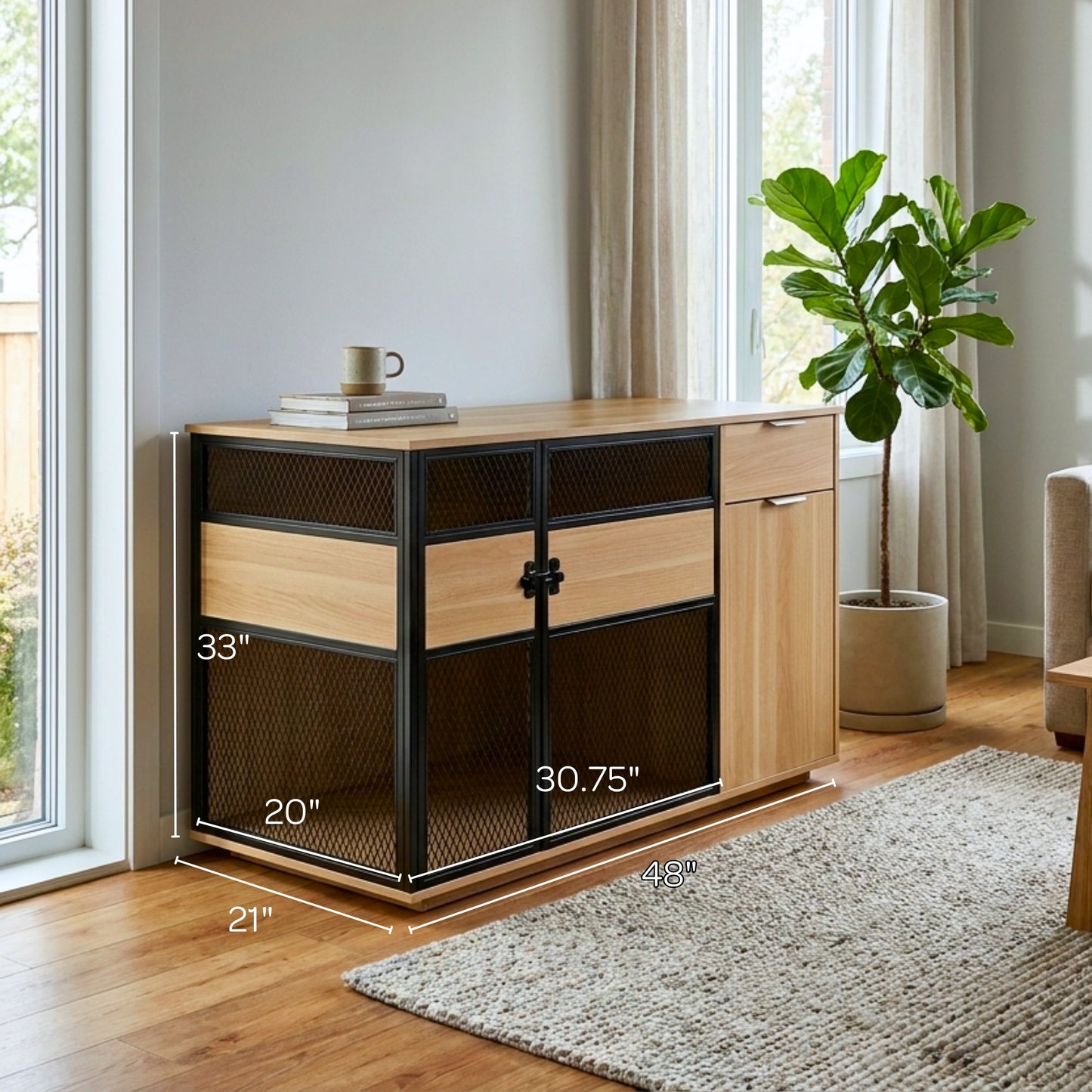 clover console table crate - 4C&D Home Furnishings