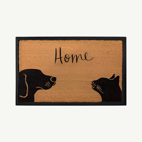 two pets + home -convertible entrance doormat- 4 Cats & Dogs Home Furnishings Inc
