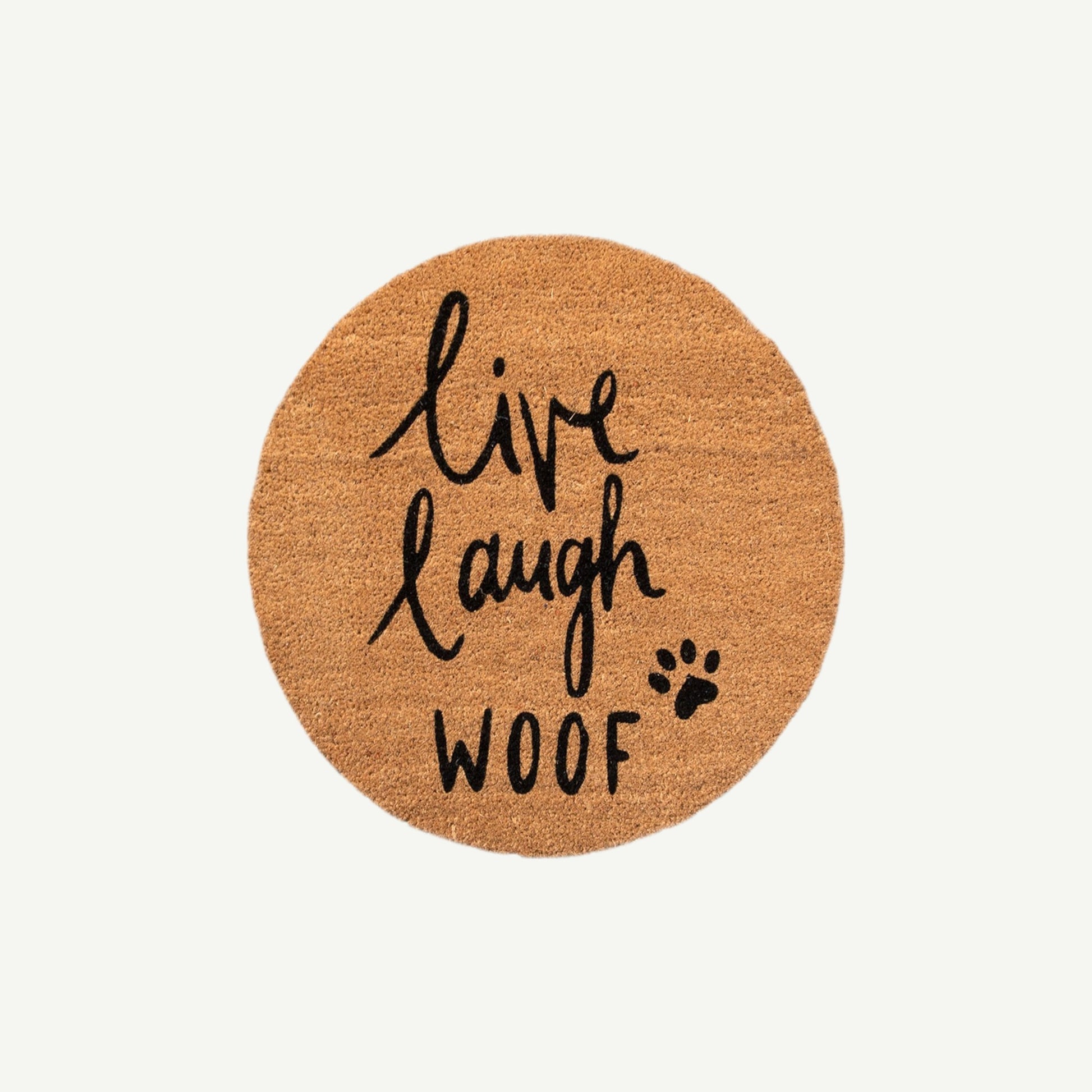 live laugh woof convertible entrance doormat - 4C&D Home Furnishings