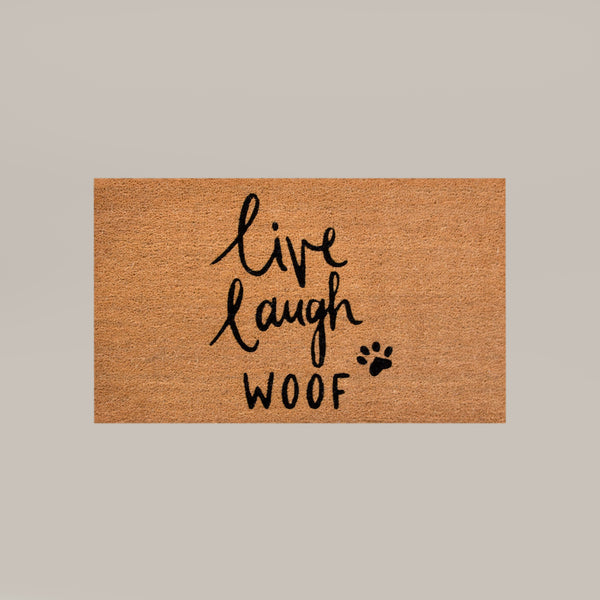 live laugh woof rectangular refill