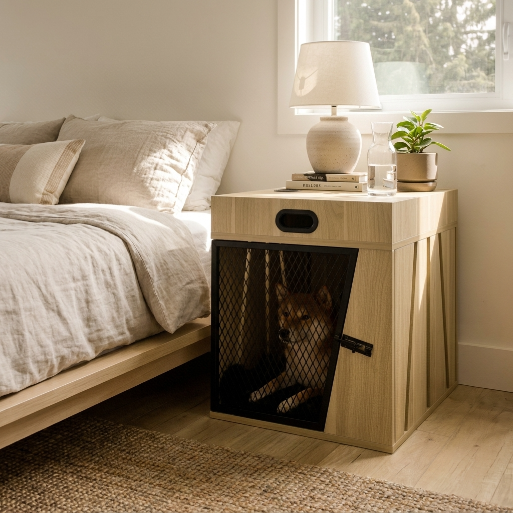 A Modern Pet Crate for your Home