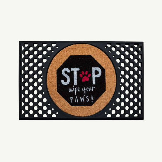 wipe your paws! - convertible entrance doormat-4 Cats & Dogs Home Furnishings Inc