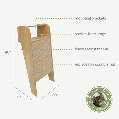 wesley wall cat scratcher - 4C&D Home Furnishings