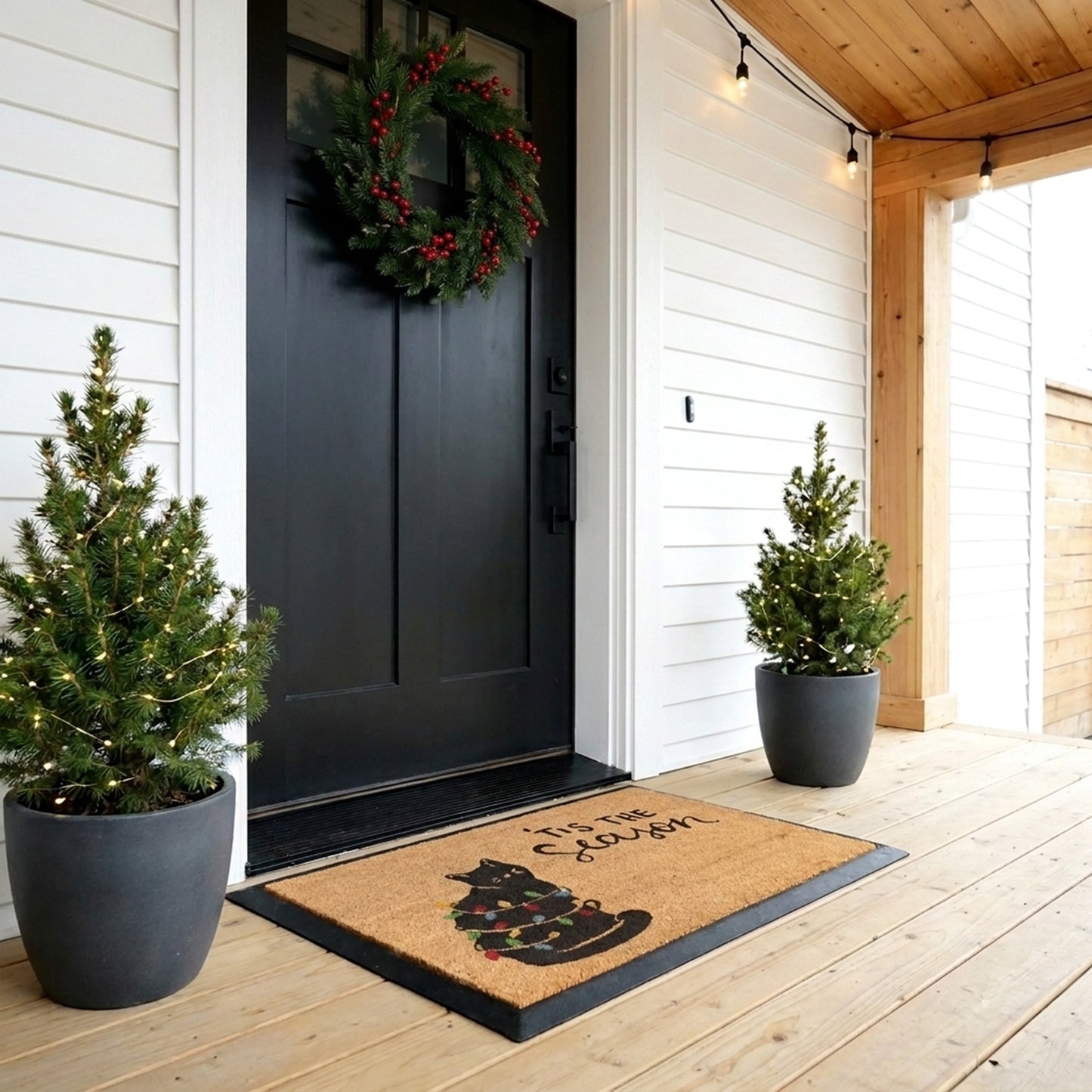 christmas+cat rectangular refill - 4C&D Home Furnishings