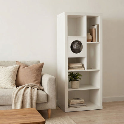 cliff jr.- cat tree bookshelf - 4C&D Home Furnishings