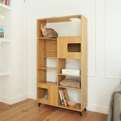 clifford cat tree bookshelf - 4C&D Home Furnishings