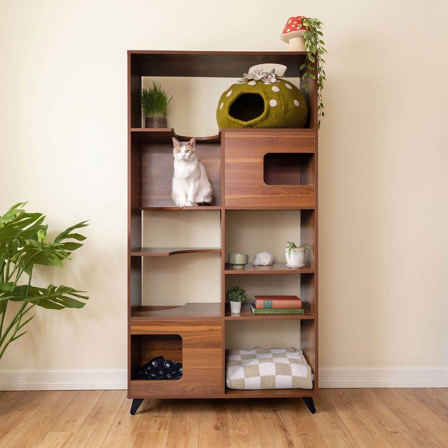 clifford cat tree bookshelf - 4C&D Home Furnishings