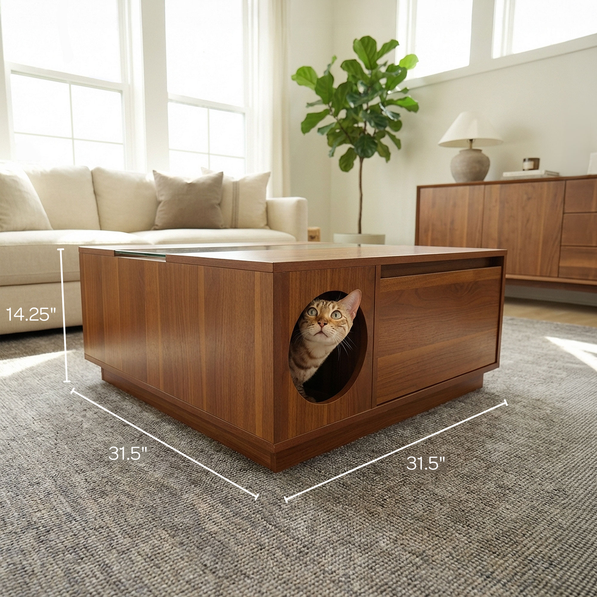 coco coffee table - 4C&D Home Furnishings