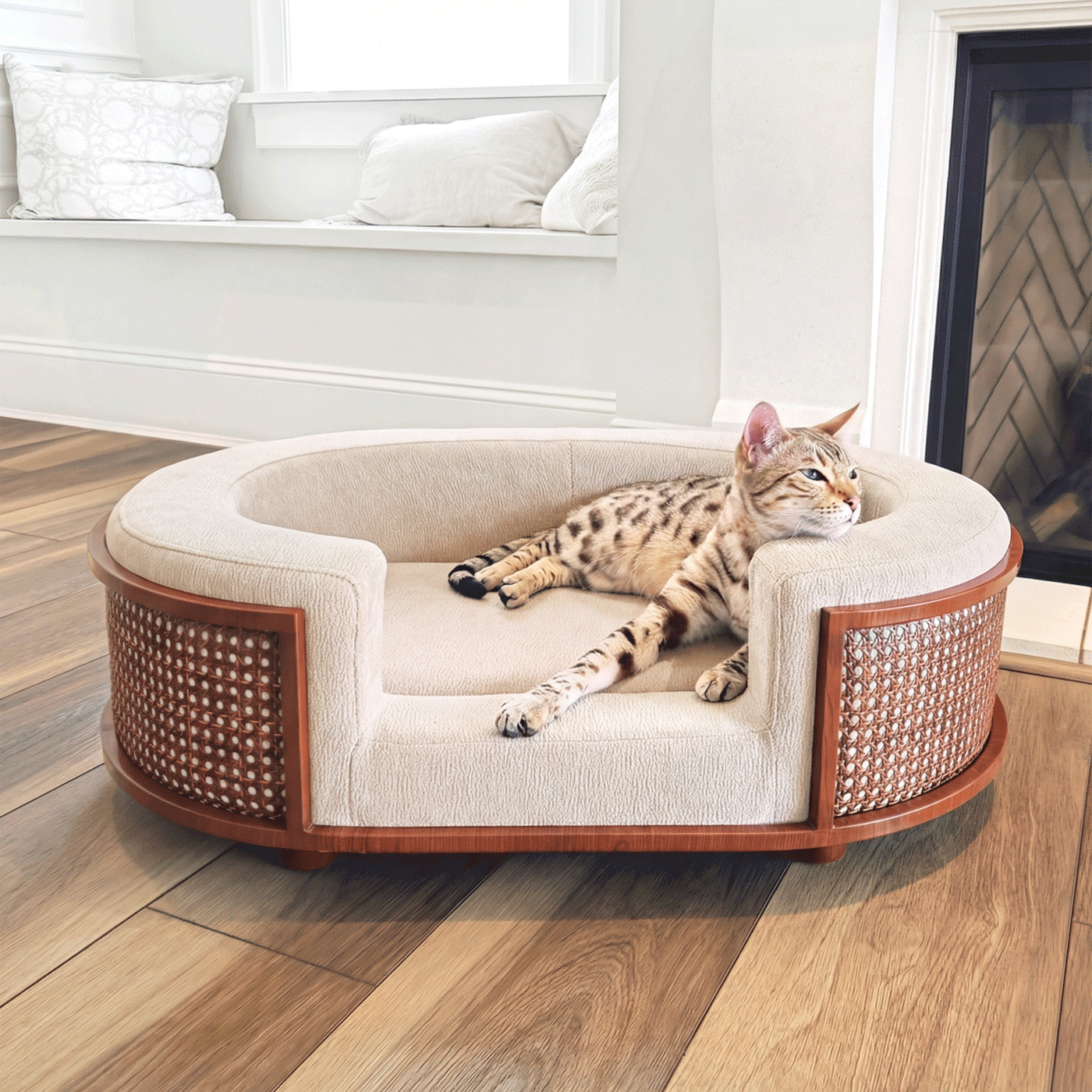 gracie rattan bed - 4C&D Home Furnishings