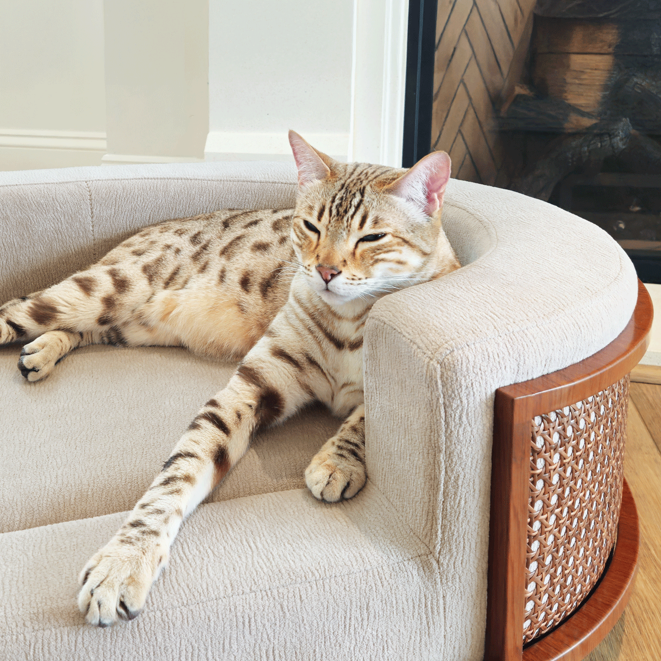 gracie rattan bed - 4C&D Home Furnishings