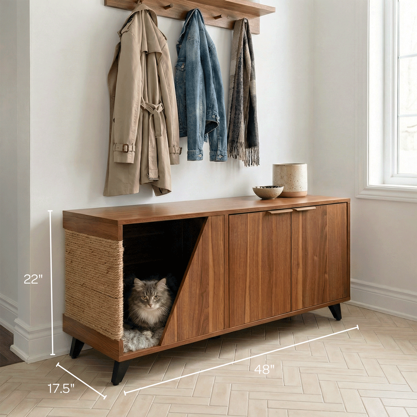 jessie litter cabinet - 4C&D Home Furnishings