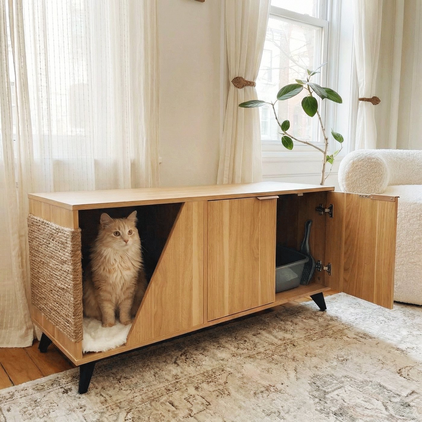 jessie | litter cabinet | 4 Cats & Dogs Home Furnishings Inc