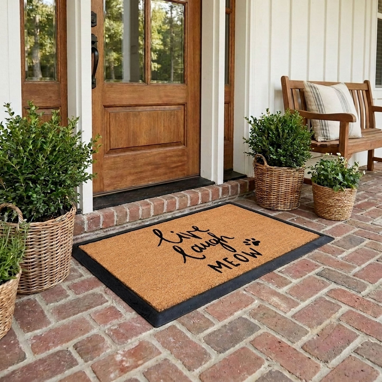 live laugh meow rectangular refill - 4C&D Home Furnishings