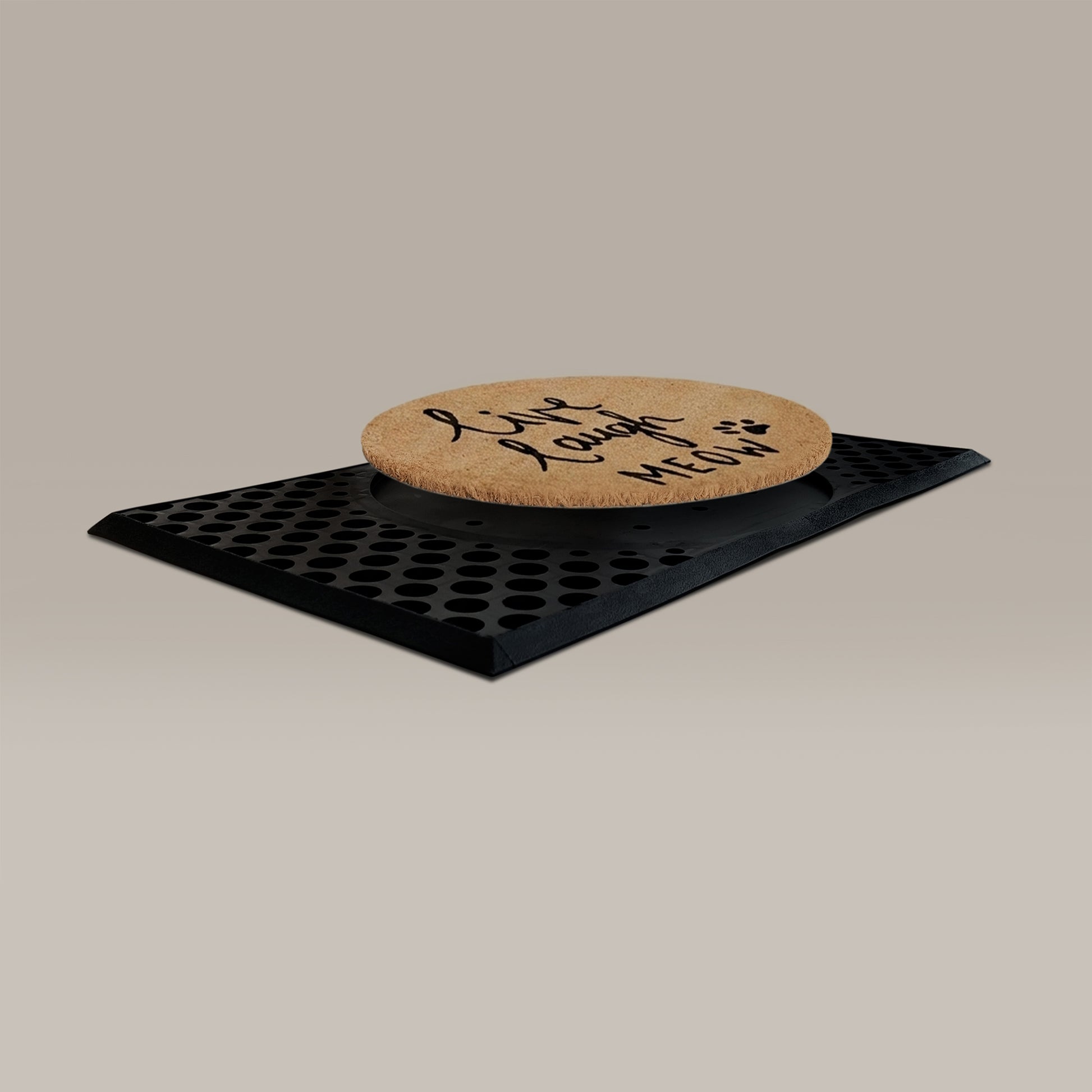 live laugh meow round refill - 4C&D Home Furnishings