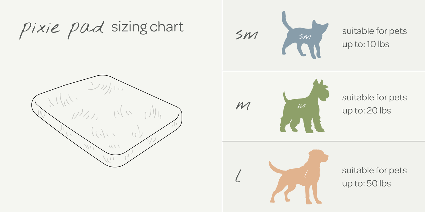 pixie pad leak-resistant dog bed