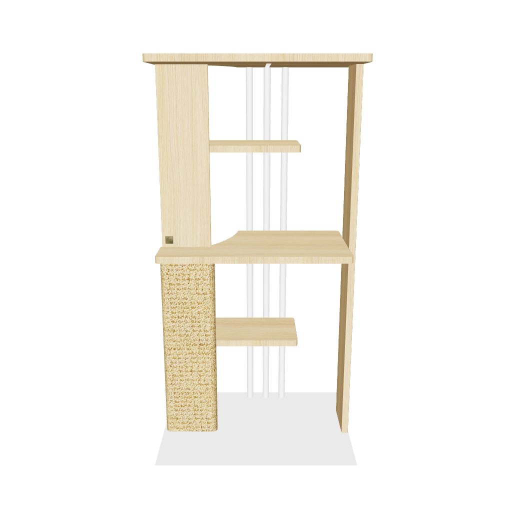 Cali Cat Tree - 4 Cats & Dogs Home Furnishings Inc