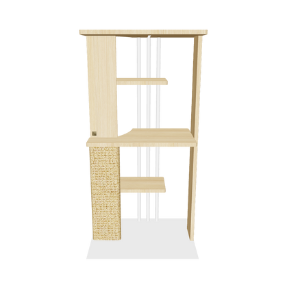 Cali Cat Tree - 4 Cats & Dogs Home Furnishings Inc