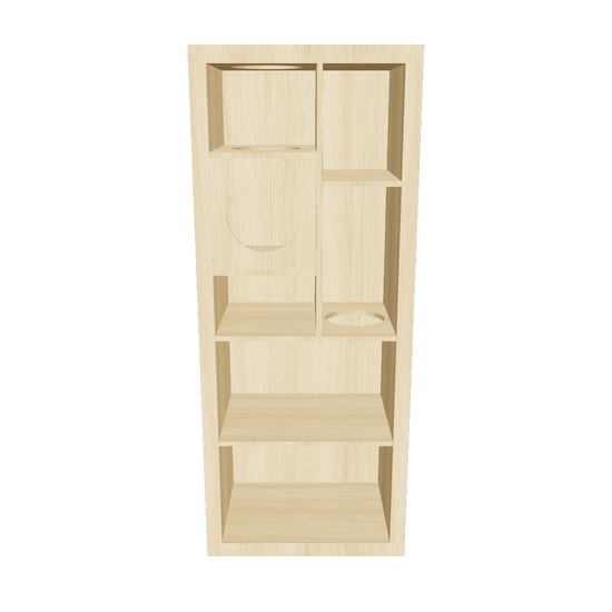 Cliff Jr cat tree bookshelf - 4 Cats & Dogs Home Furnishings Inc