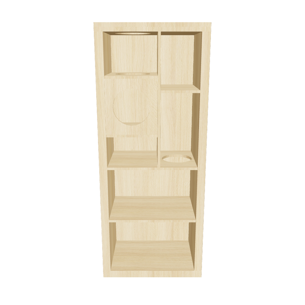 Cliff Jr cat tree bookshelf - 4 Cats & Dogs Home Furnishings Inc