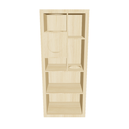 Cliff Jr cat tree bookshelf - 4 Cats & Dogs Home Furnishings Inc