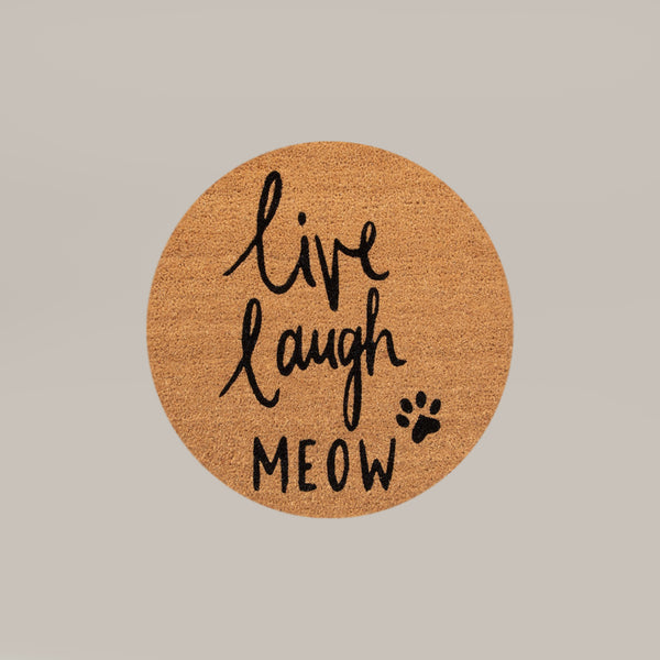 live laugh meow round refill