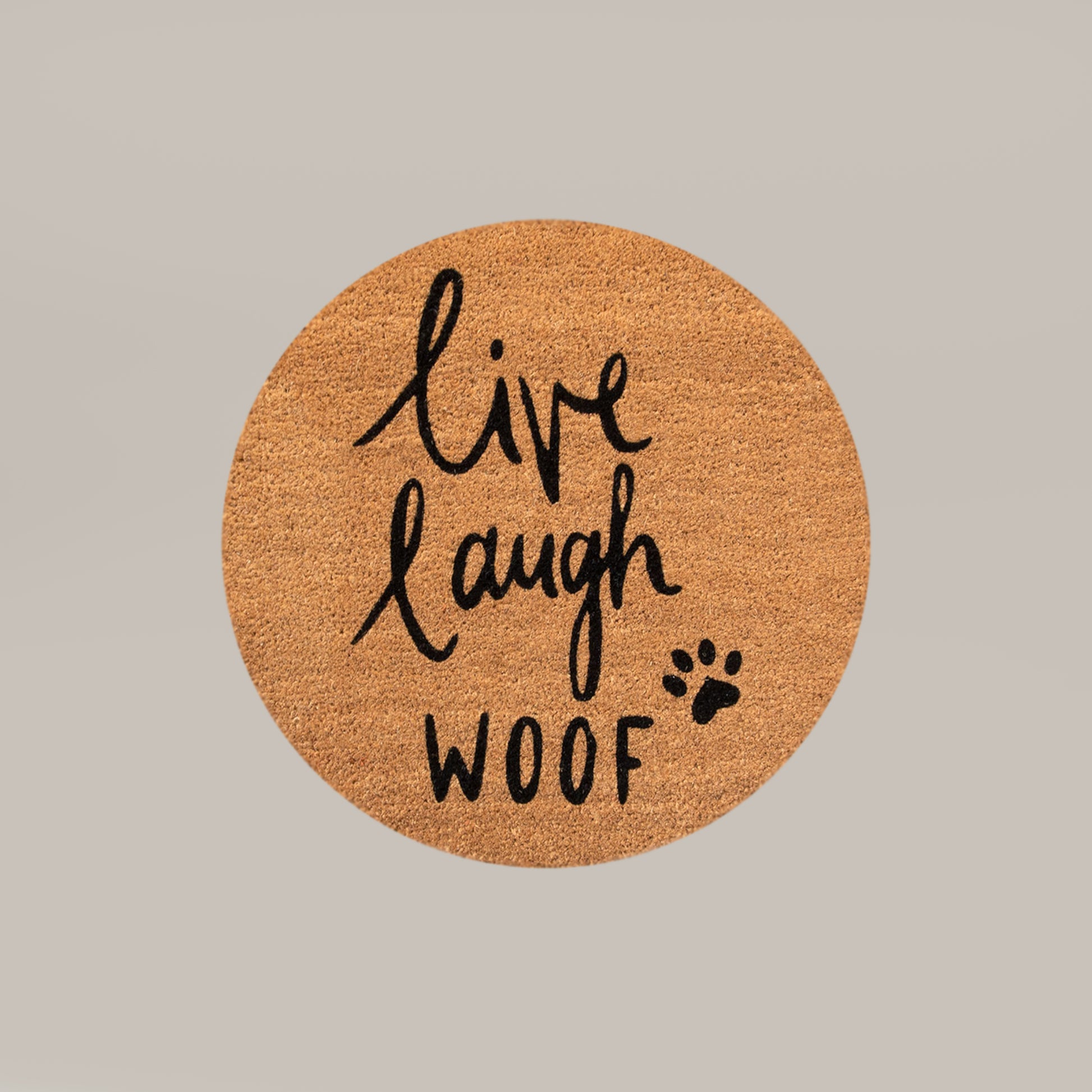 live laugh woof round refill - 4C&D Home Furnishings