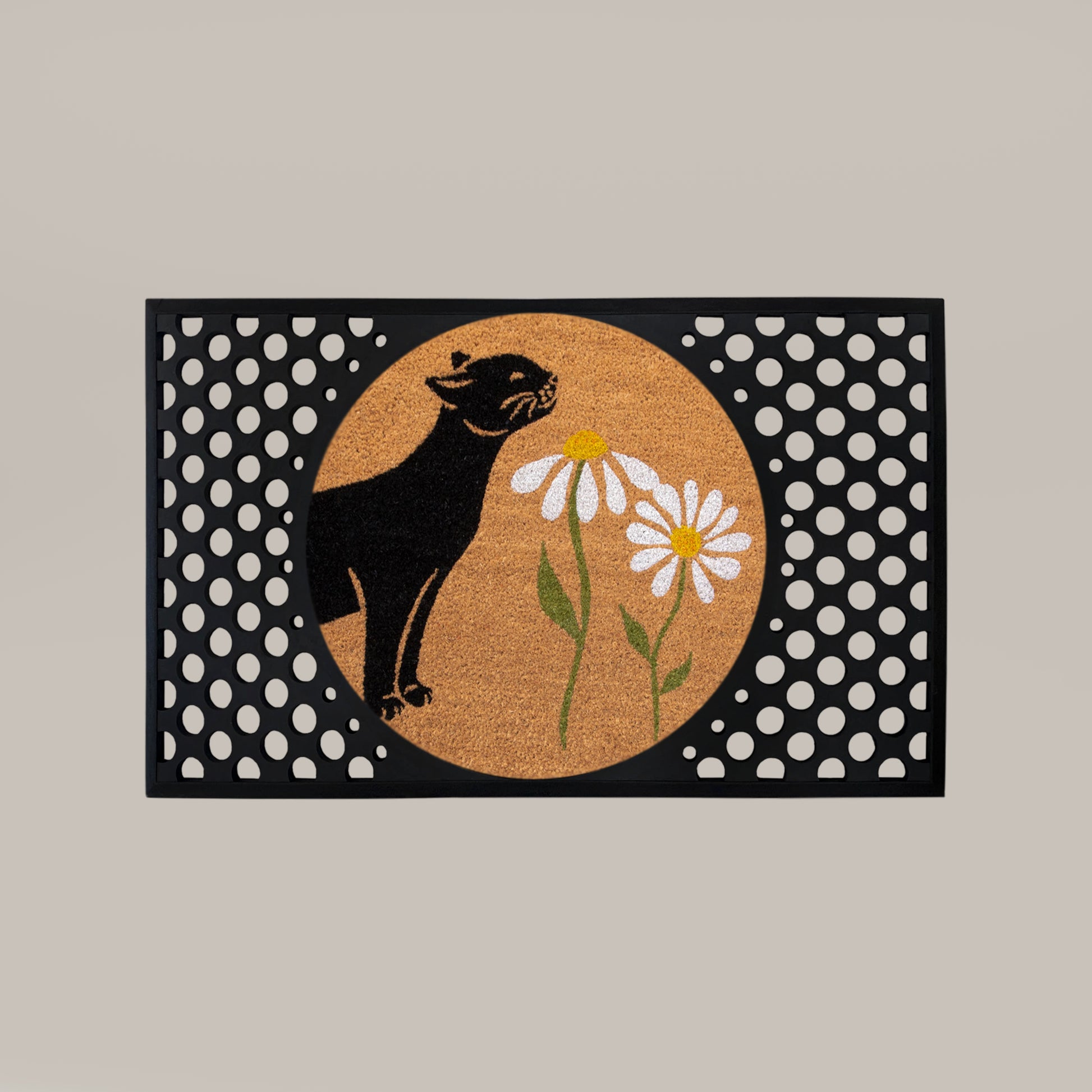 spring kitty round convertible entrance doormat set - 4C&D Home Furnishings