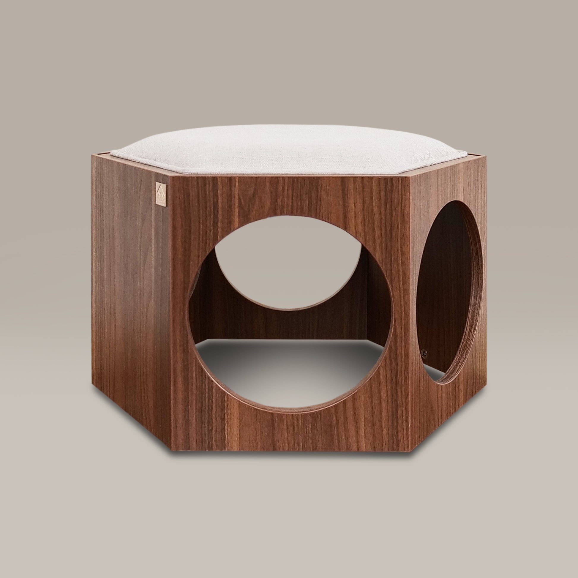 suki cat stool and shelf - 4C&D Home Furnishings
