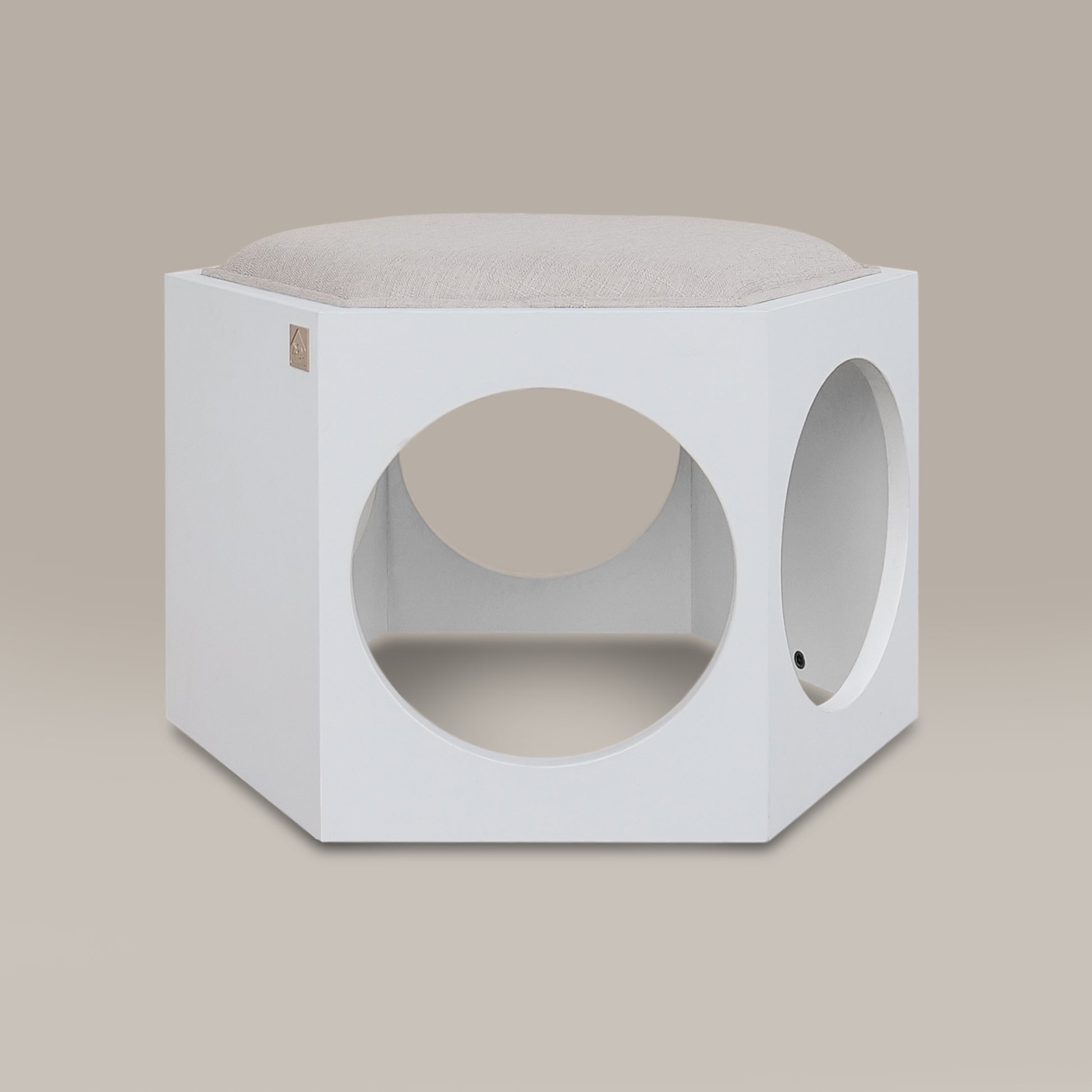 suki cat stool and shelf - 4C&D Home Furnishings