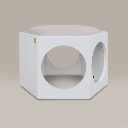 suki cat stool and shelf - 4C&D Home Furnishings